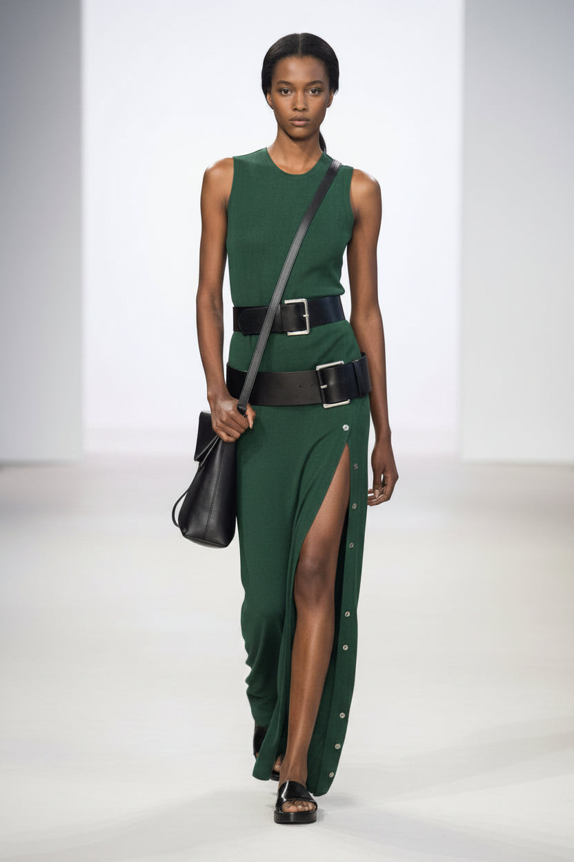 Vestido con Cinturón
