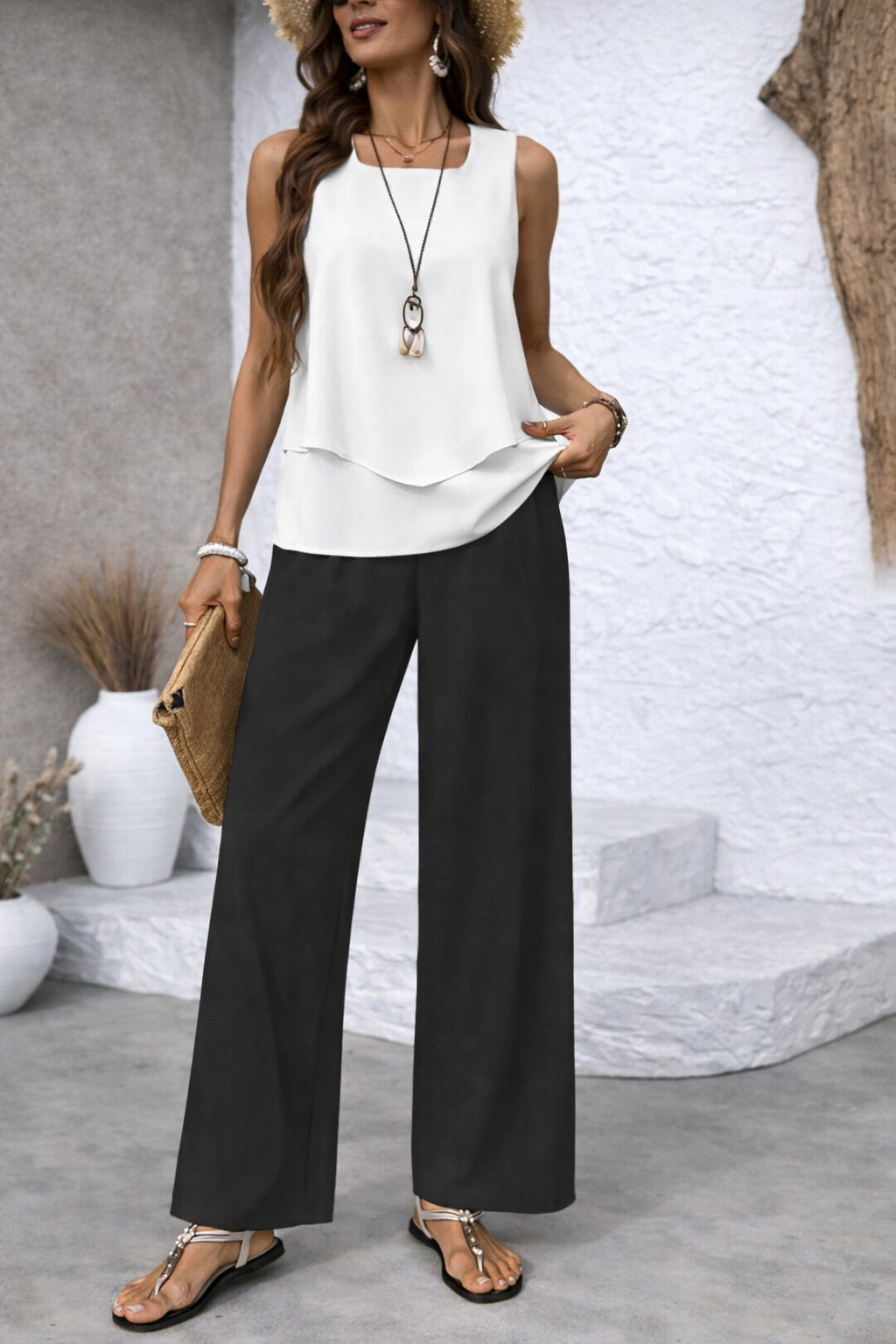 Conjunto Monocromático Minimalista Elegante