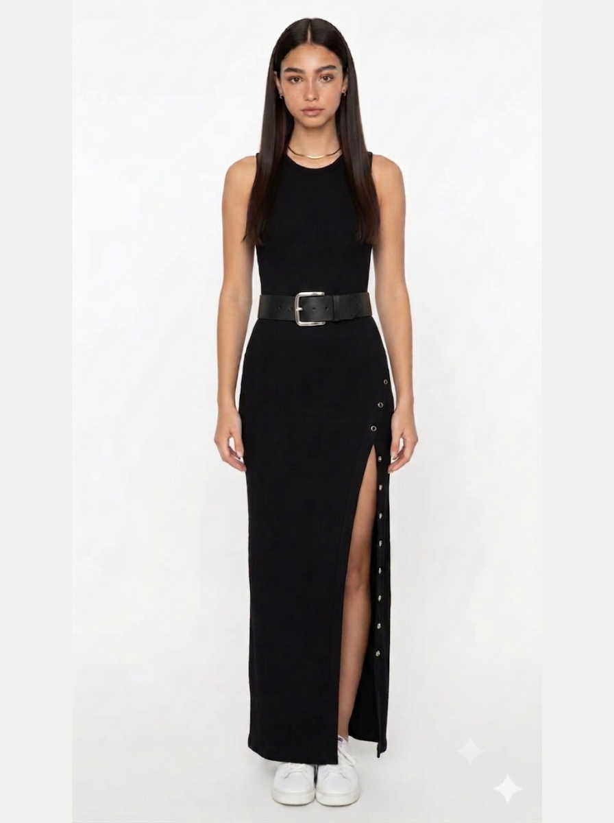Vestido con Cinturón