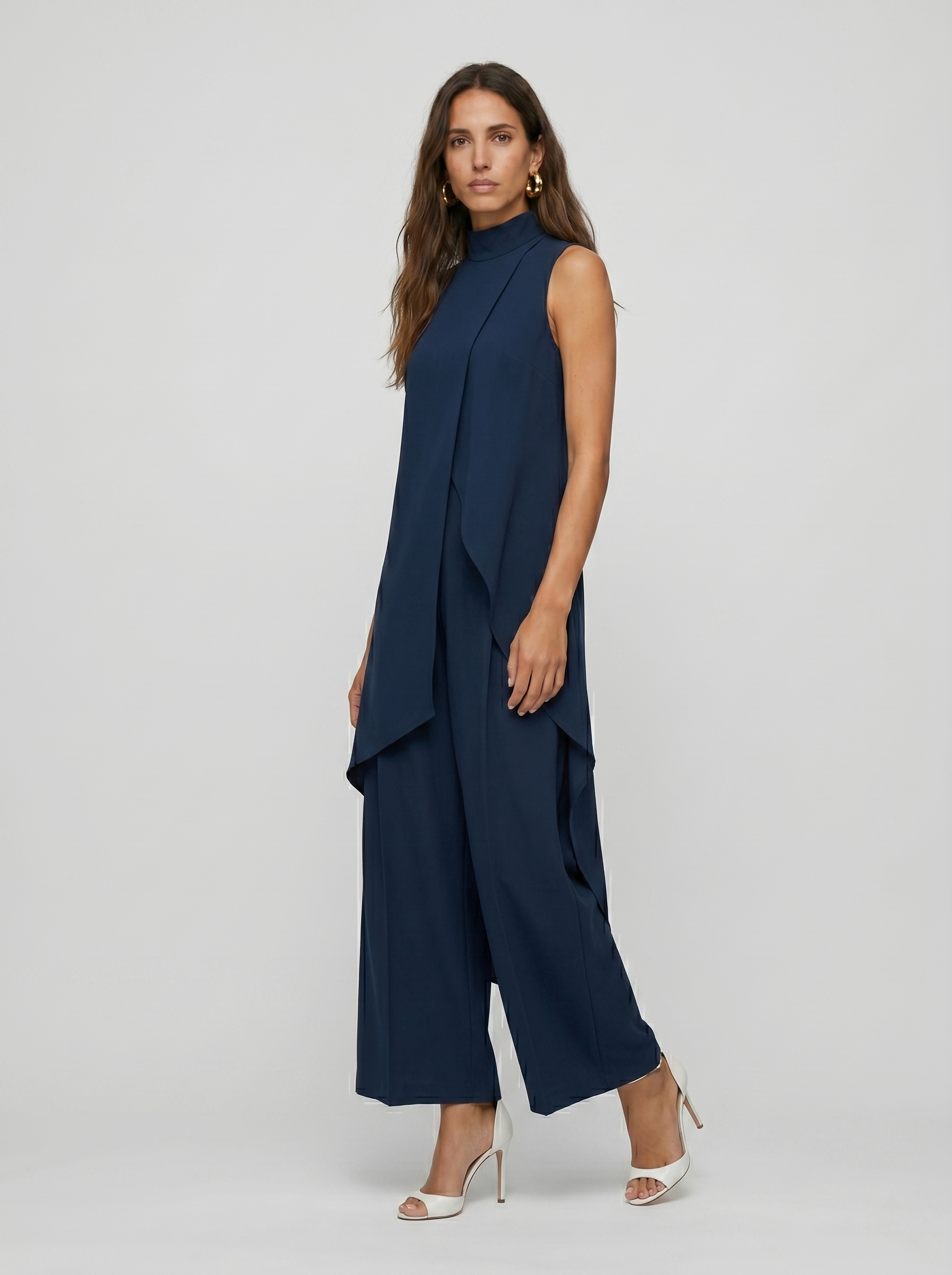 Conjunto maxi largo elegante