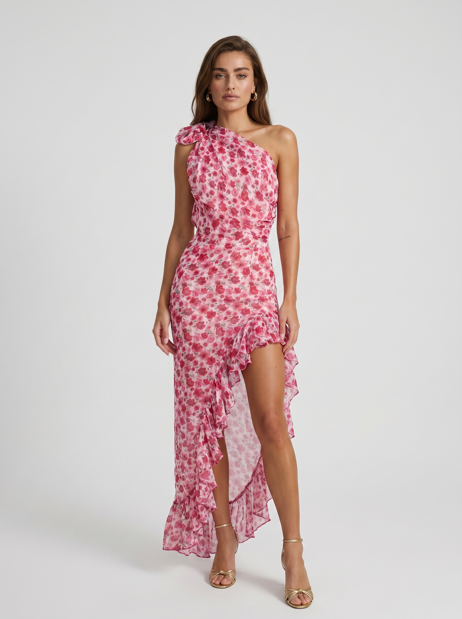Vestido con estampado floral