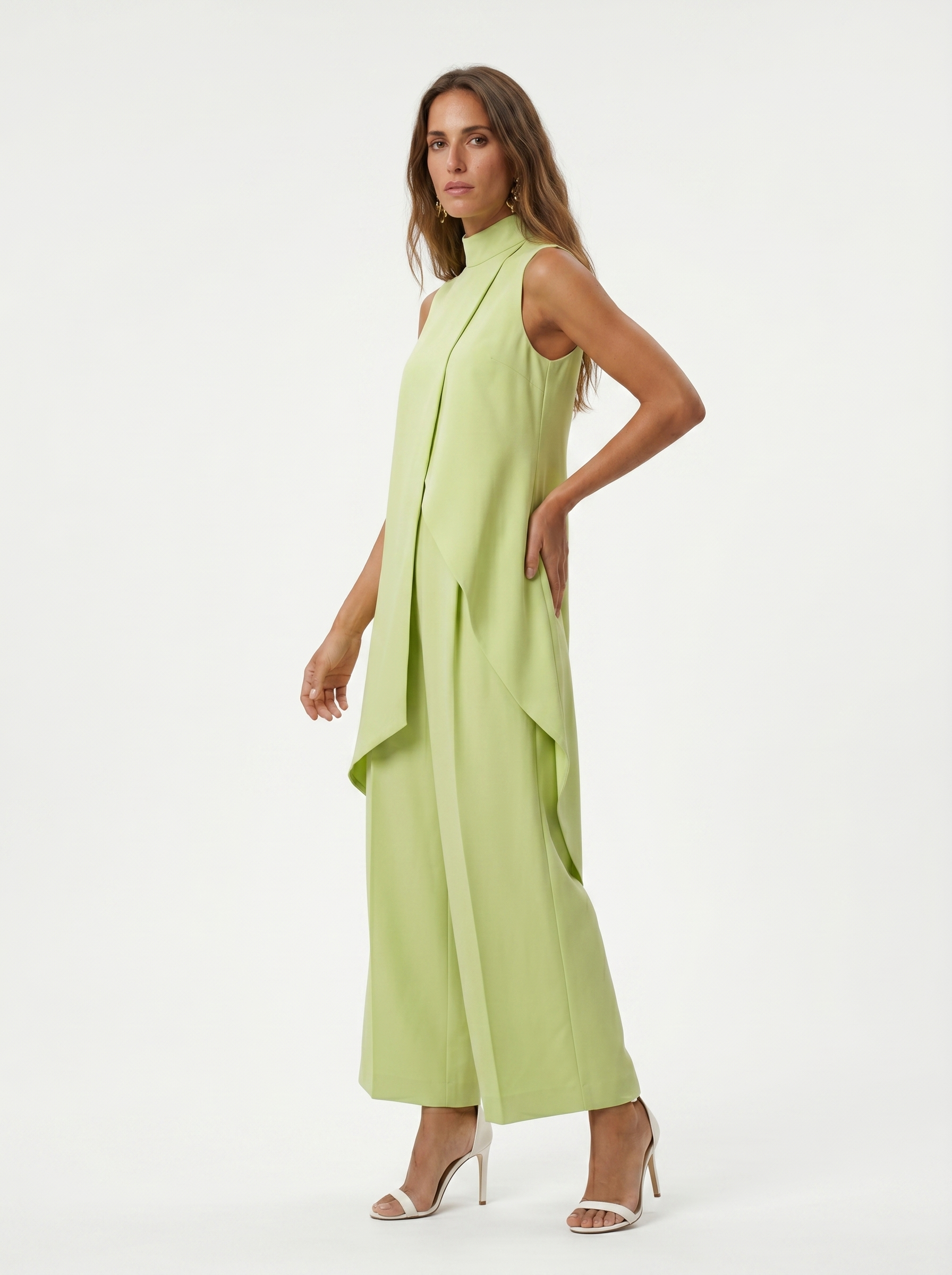 Conjunto maxi largo elegante