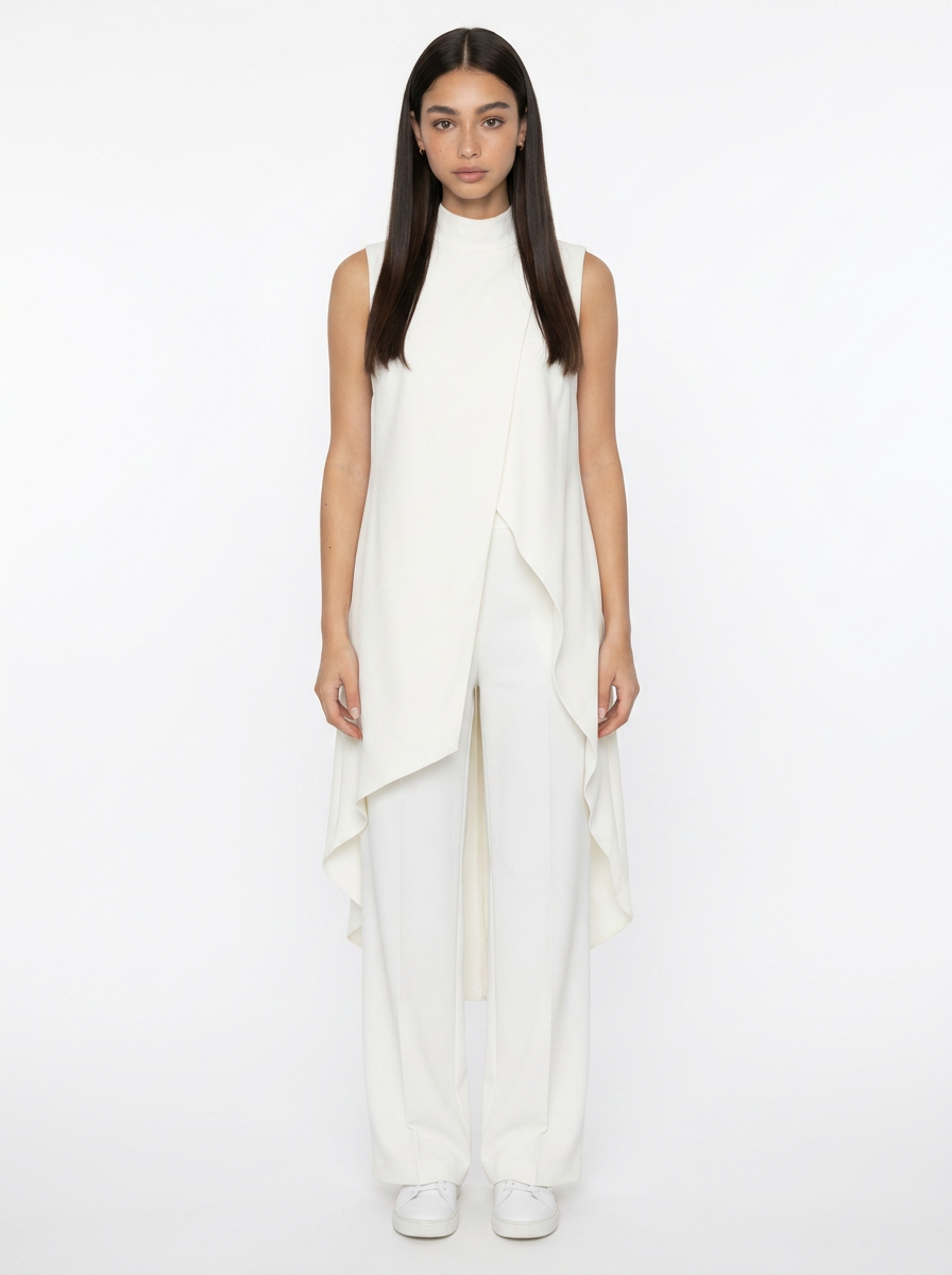 Conjunto maxi largo elegante